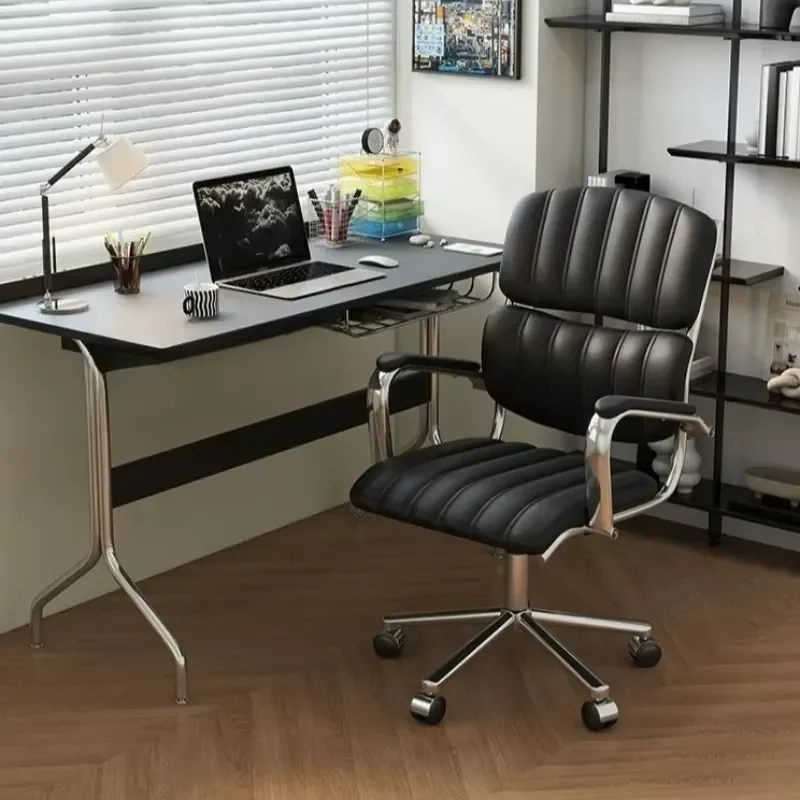Modern Ergonomic Office Chair with Rotating Backrest and Height Adjustment Comfortable Gaming Desk Chair for Home Office