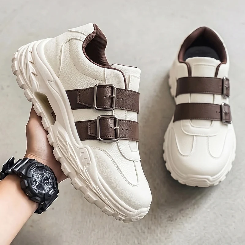 Big Size Comfortable Outdoor Non-Slip Men's Trekking Sneakers Hiking Shoes for Men HOOK&LOOP Climbing Shoes Man Walking Shoes