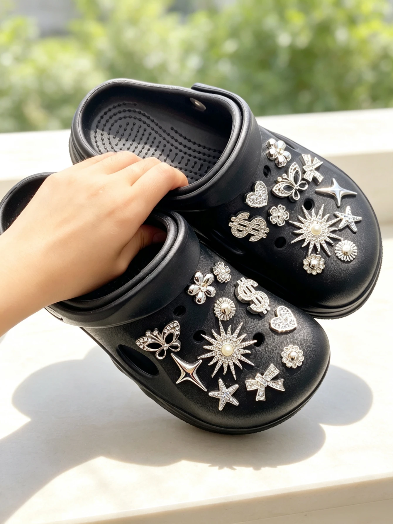 22-piece shoe decoration DIY casual shoe decoration - An interesting and multi-functional way to personalize your footwear