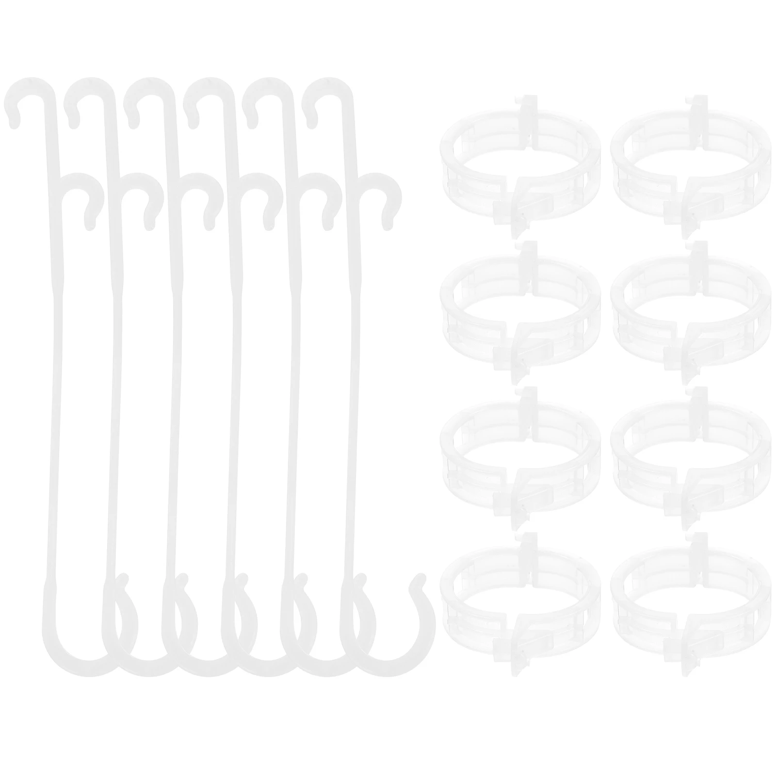 

1 set Fruit Hooks Plant Clips for Tomato Stem Support Greenhouse Accessories 16cm Plastic Gardening Tools Prevent Falling