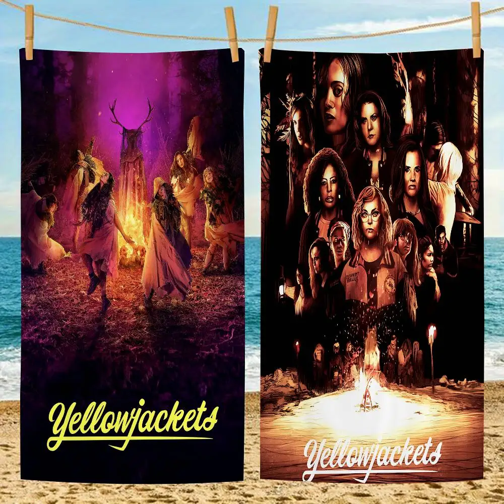 Psychological Horror Series Yellowjackets Microfiber Printed Beach Towel Mountain Climbing Yoga Beach Swimming Running Towel