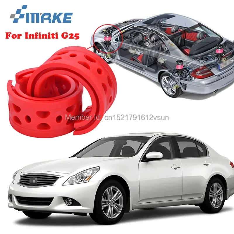 smRKE For Infiniti G25 High-quality Front /Rear Car Auto Shock Absorber Spring Bumper Power Cushion Buffer