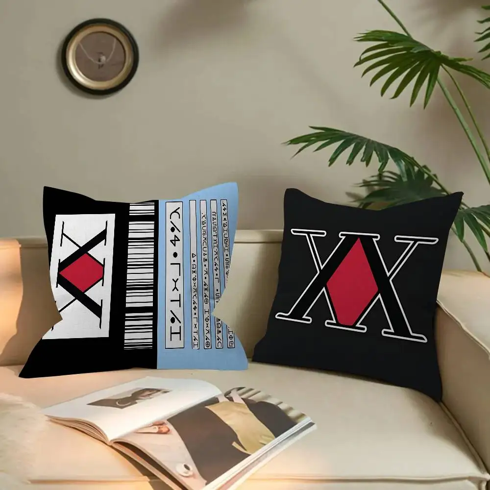 Japanese Anime Hunter X Hunter Pillow Gift Home Office Decoration Bedroom Sofa Car Cushion Cover case 45x45