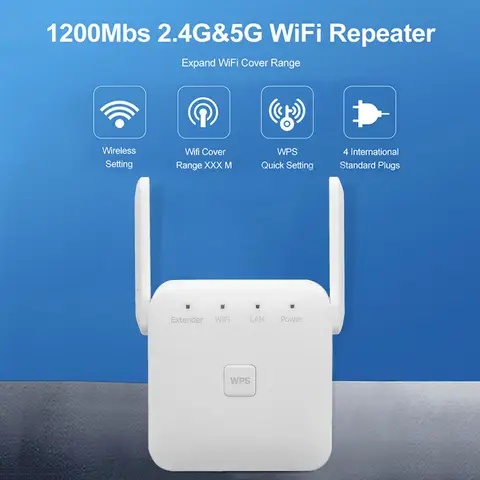 2.4G 와이파이 리피터 외부 안테나, 무선 신호 증폭기, 벽 플러그 디자인, 네트워킹 장치 설치 용이, 300Mbps