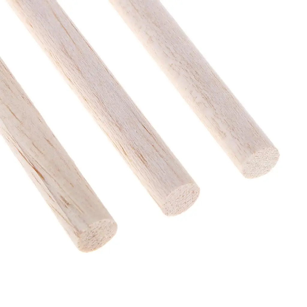 Oral ille ronde en bois de balsa pour modèle exécutif, longueur 50/80/110/150mm, nouveauté