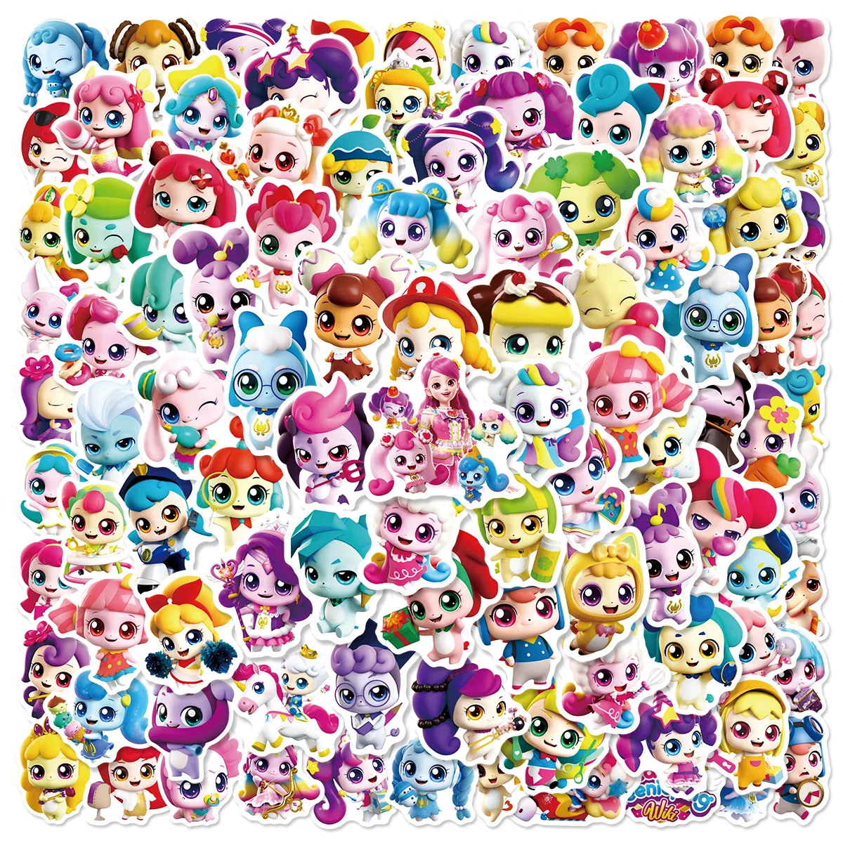 

10/30/50/100PCS Cartoon Animation Catch! Teenieping Stickers Cute Fun Doodle Decal Children's Toy Gifts for Pencil Box Book Desk