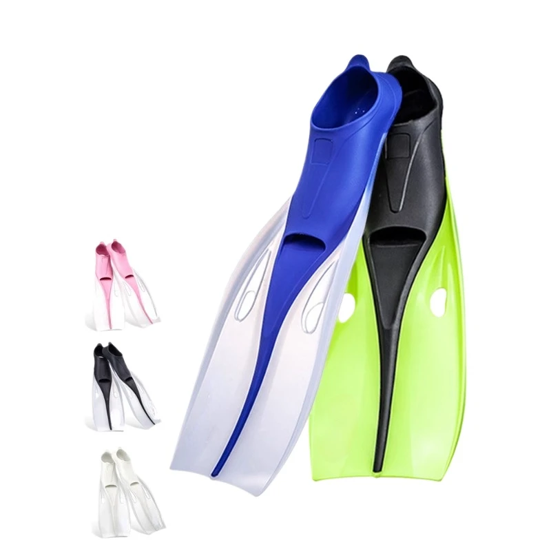 Swimming fins, free diving, men's silicone equipment training, duck feet, sole diving, frog shoes, women's