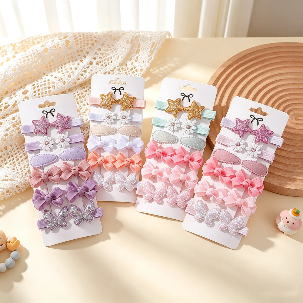 RAINBOW BOWS 16 Teile/satz Boutique Bunte Haar BB Haarspangen für Kinder Geschenk Frische Druck Kinder Haar Pony 2,2 zoll Haarnadeln – Detail 22