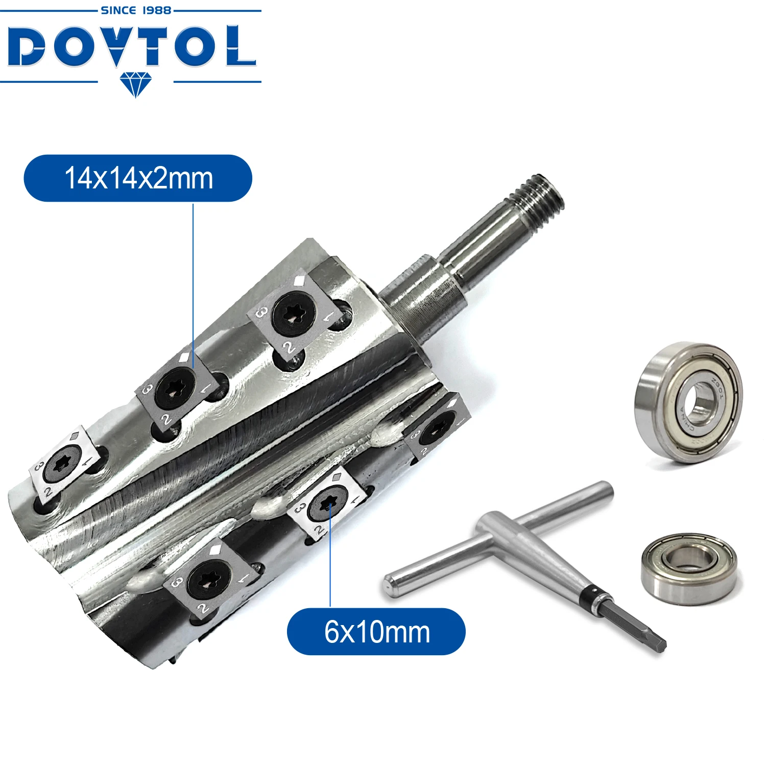 Helical เครื่องตัดเกลียวหัวเกลียวใบมีดเพลาสําหรับ Makita KP0810 (DKP181) ไม้กบ Thicknesser เครื่องกบใบมีด
