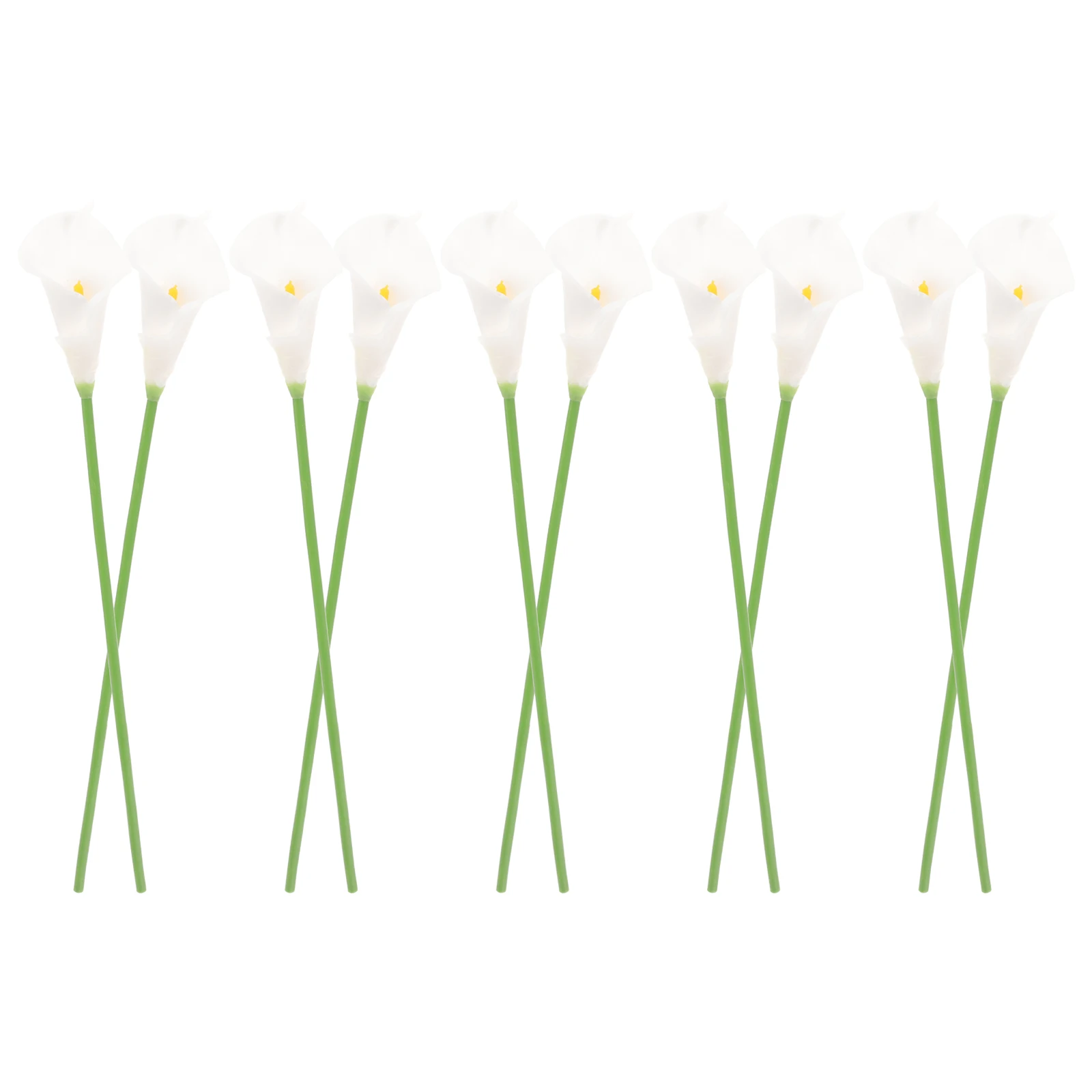 

10Pcs Elegant Real Touch Artificial Flowers Bridal Wedding Bouquets 35cm -Friendly Bridal Wedding Bouquets