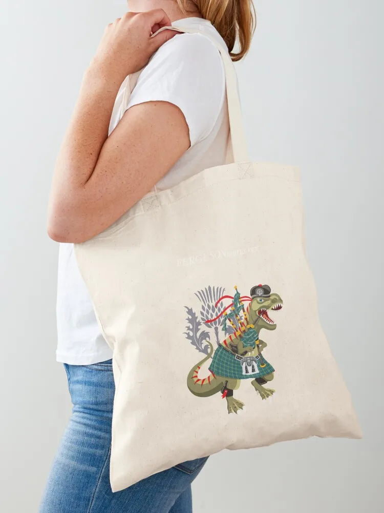 

Clanosaurus Rex: FERGUSONsaurus rex Ferguson Family Tartan Tote Bag personalized tote bag Canvas tote bag women