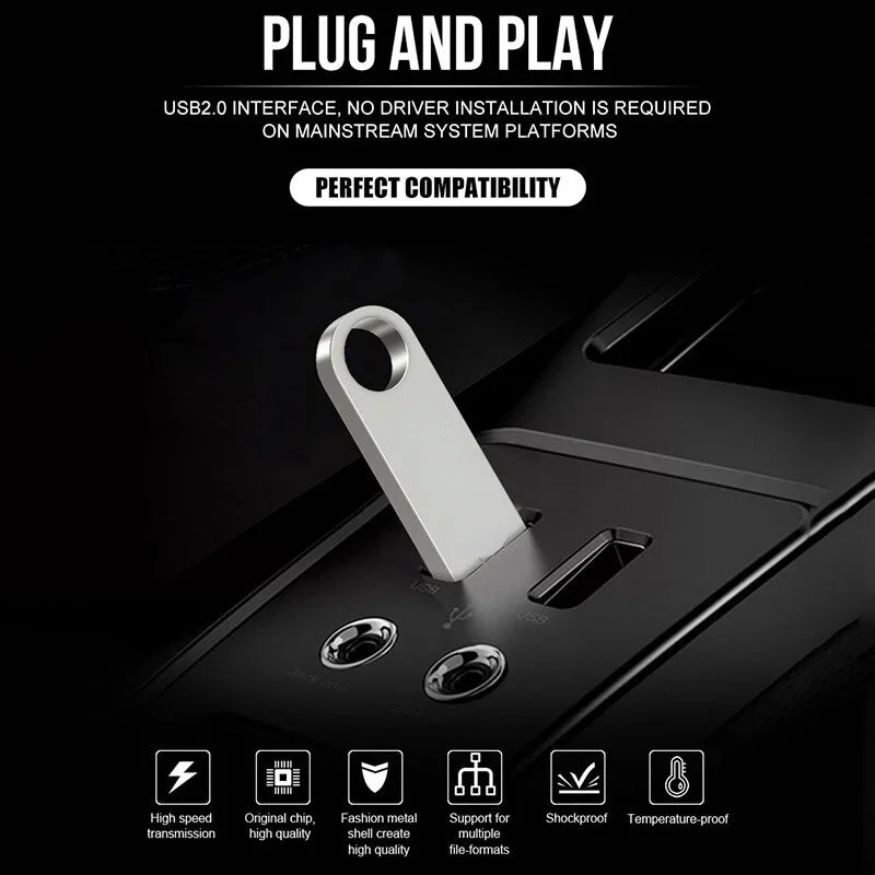 Pen Drive 32GB 64GB 128GB High Speed USB2.0 for PC Mobile Mini Pen Drive 16GB 32GB USB Flash Drive 64GB 8GB 4GB image 5