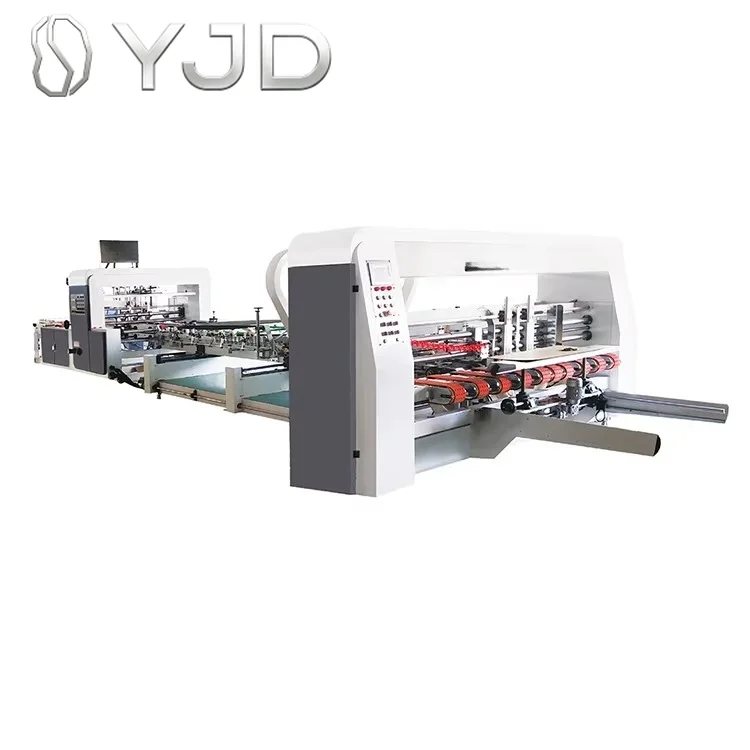 High Quality Folding Gluing Full Automatic Carton Box Folder Gluer Machine
