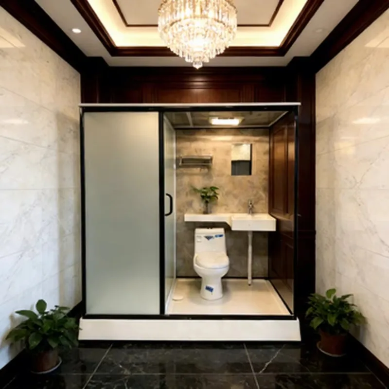 Modern Bathroom Shower Prefabricated Portable Toilet Room Modular Room Integrated Enclosure Complete Cabin Bathrooms