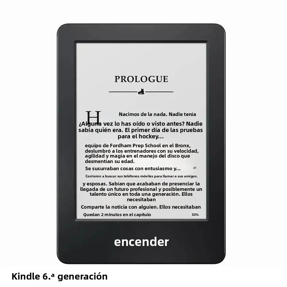 Lector de Libros Electrónicos Kindle Original de 6.ª y 8.ª Generación, Usado, con Pantalla E-ink, Táctil, Wifi, Sin Luz, Mejor que Kobo