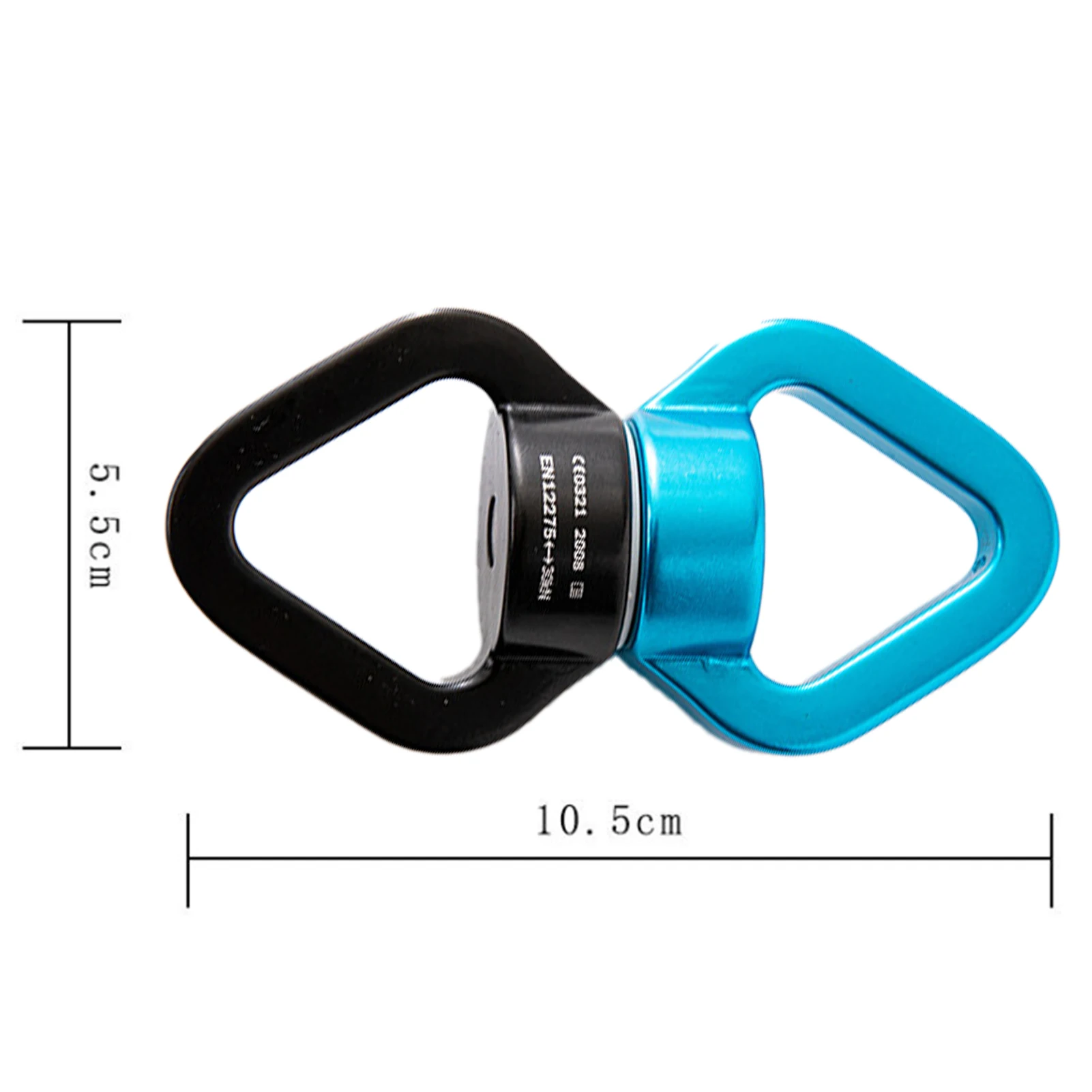 Universal Rotating Ring Ball Bearing Pulley Aluminum Alloy 30kn Swing Swivel for Aerial Yoga Hammock Rock for Tree for Indoor