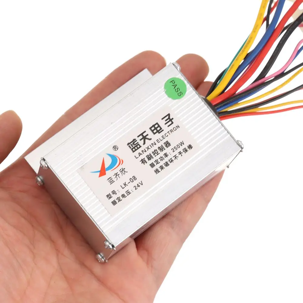 High Quality 24V/36V/48V E-bike Accessories Brushed Controller Electric Bike Motor Electric Bicycle Parts Bicycle Controller