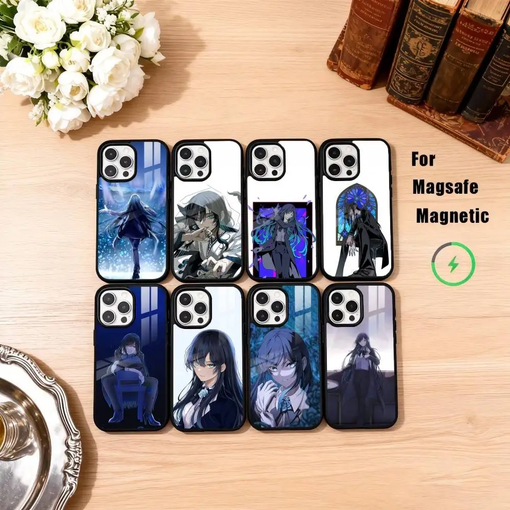 

Чехол A-Ado K-Kyogen для iPhone 17, 16, 15, 14, 13, 12, 11 Plus, Pro Max, магнитный, для беспроводной зарядки Magsafe