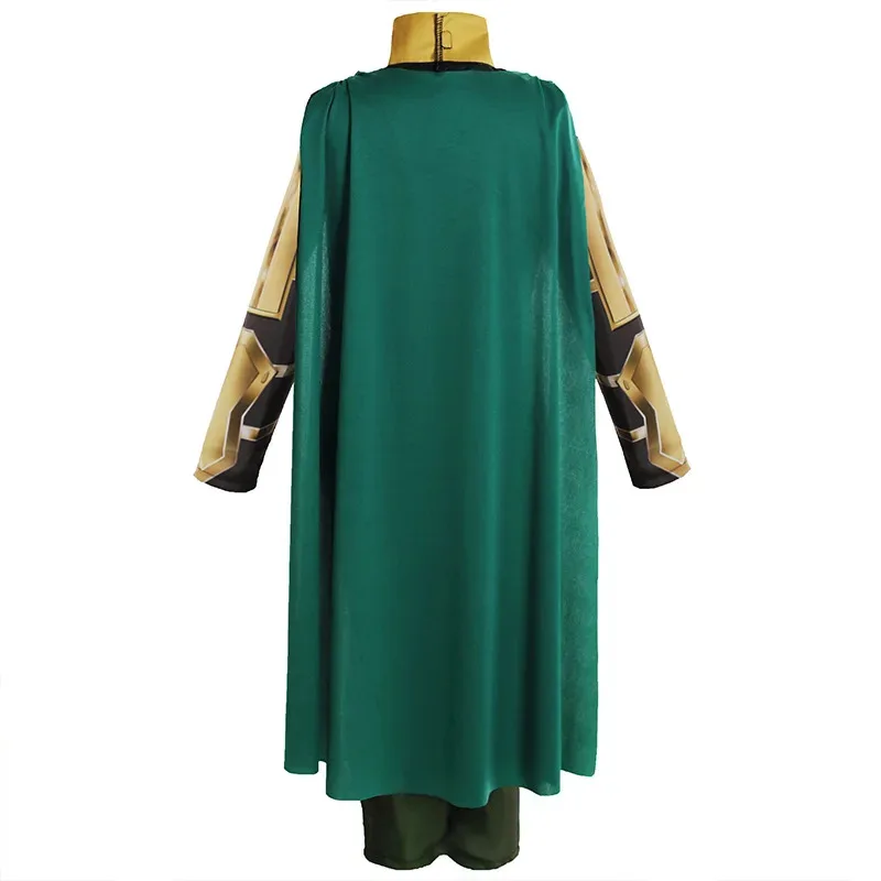 

Sky06 4pcs Kids Boys Loki Cosplay Costume Superhero Halloween Children's Birthday Party Stage Show Jumpsuit + Cloak + Headg66lU&