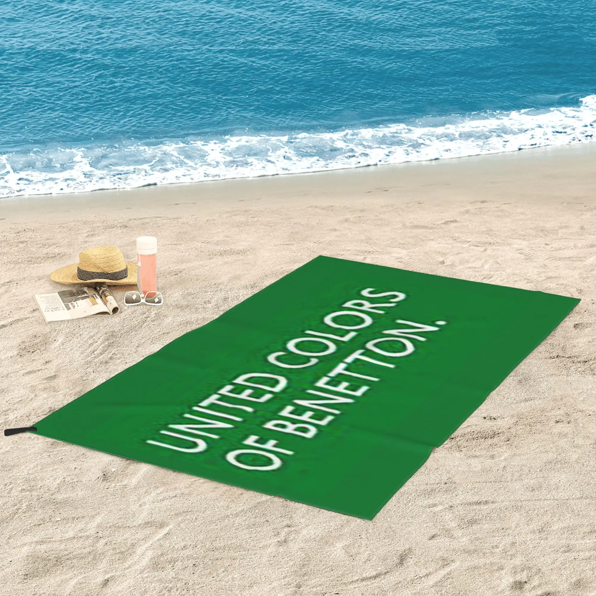 United Colors Of Benetton Beach Towel Soft Microfiber Quick Dry Absorbent Quick Towels For Bath view 3