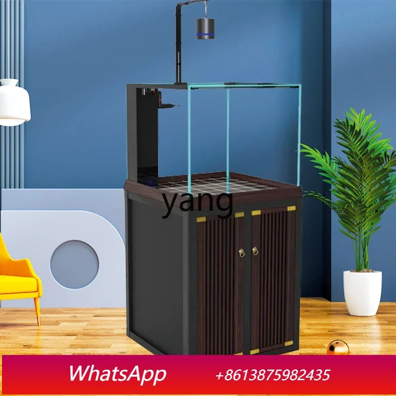 

cx Square Aquarium Bottom Filter Ultra-White Glass Living Room Home Small Filter Fish Tank