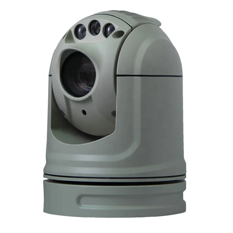 HD IP66 4MP 33X كاميرا PTZ متينة محمولة ذكية مثبتة على السيارة للاستخدام البحري