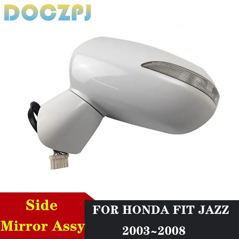 Zewnętrzne lusterko wsteczne do HONDA FIT JAZZ GD 2005 ~ 2008 do CITY 2007 2008 5PINS bez składania elektrycznego