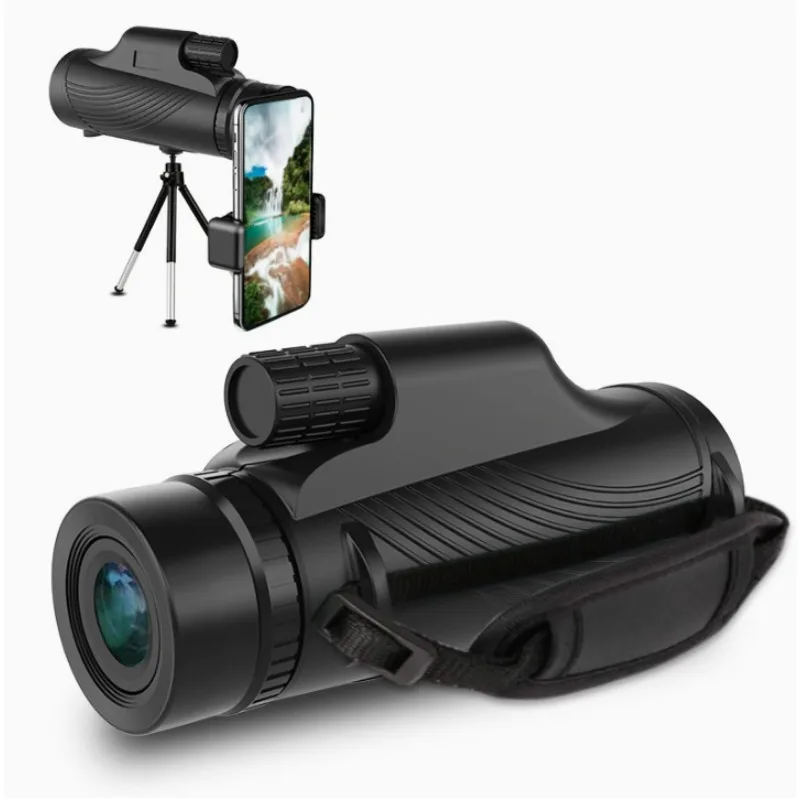 

Портативный монокуляр-бинокль 12x50 с возможностью подключения к смартфону, мини-телескоп для охоты, спорта и активного отдыха