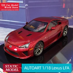 AUTOART 1/18 Lexus LFA Sports car model Give friends a holiday gift Furniture for display