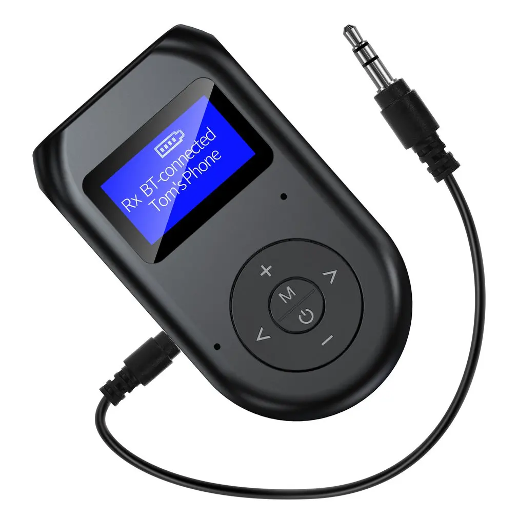 

LCD Display Receiver Transmitter 2-in-1 Bluetooth-compatible Adapter TX/RX Wireless Music Adapter For Mp3/mp4/Headphone
