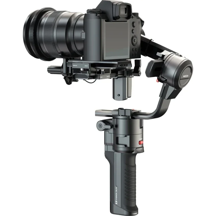 

Best quality MOZA AirCross 3 Standard Axis Handheld Anti-shake Gimbal Stabilizer for DSLR Camera, Load: 3.2kg (Black)