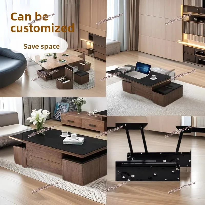 多機能インテリジェント家具、ハードウェアアクセサリー、ダイニングテーブル、両用二重関節昇降ブラケット、リフト
