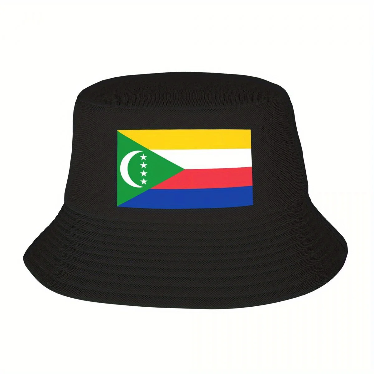 مخصص للجنسين علم كوموروس دلو قبعة السفر شاطئ الصيف قبعة الصيد