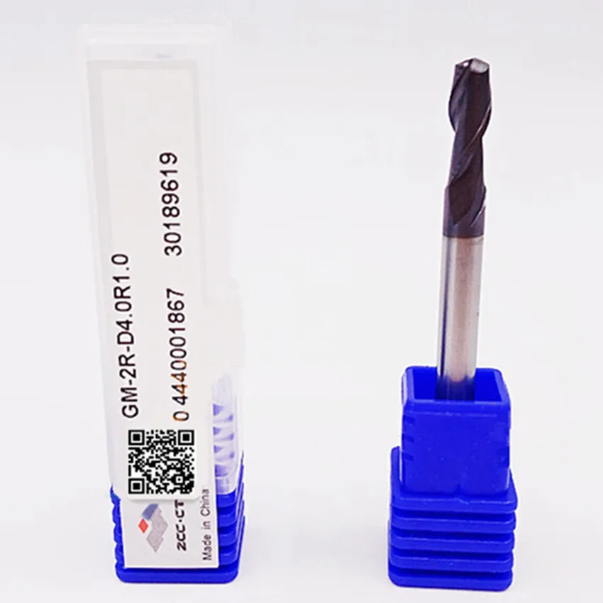 

GM-2R-D1.0R0.2/GM-2R-D1.5R0.2/GM-2R-D2.0R0.2/GM-2R-D2.0R0.5/GM-2R-D3.0R0.2 ZCC.CT CNC End Mills Circular end mills 1pcs/box