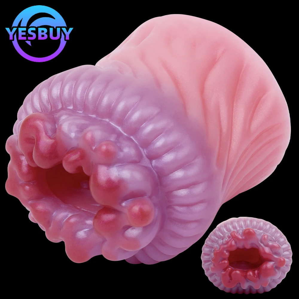 YESATYELYEL-Ohio eur de Pénis en Silicone pour Homme, Animal Stroker, Un Trou, Masturbateur Masculin, Chatte de Poche Réaliste, Produit Adulte de 18 Ans et Plus