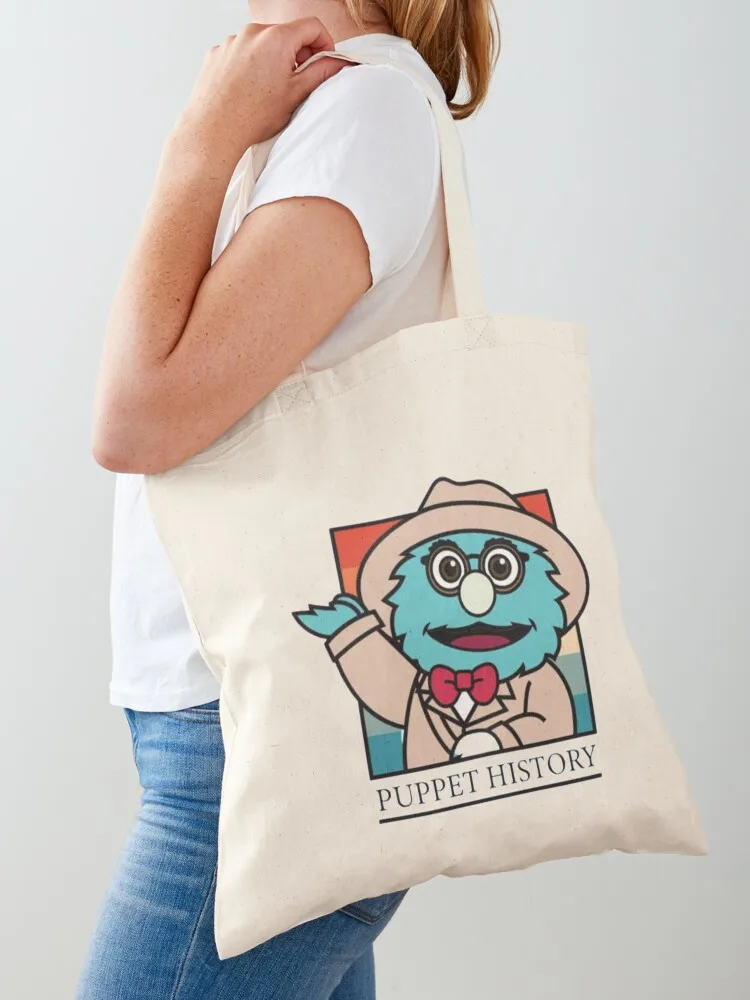 

puppet history woman Shopper custom Canvas Shopper handbag canvas Tote Bag shopper bag women cute tote bag shopping