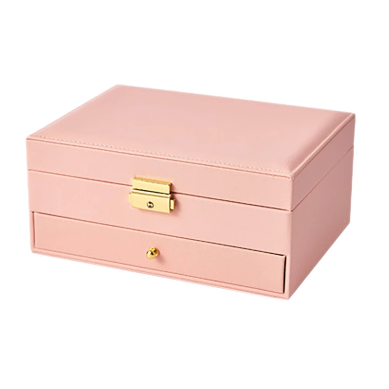 

Portable Jewelry Box Jewelry Box Storage Box For Earrings, Necklaces, Rings Gifts For Teenage Girls Women