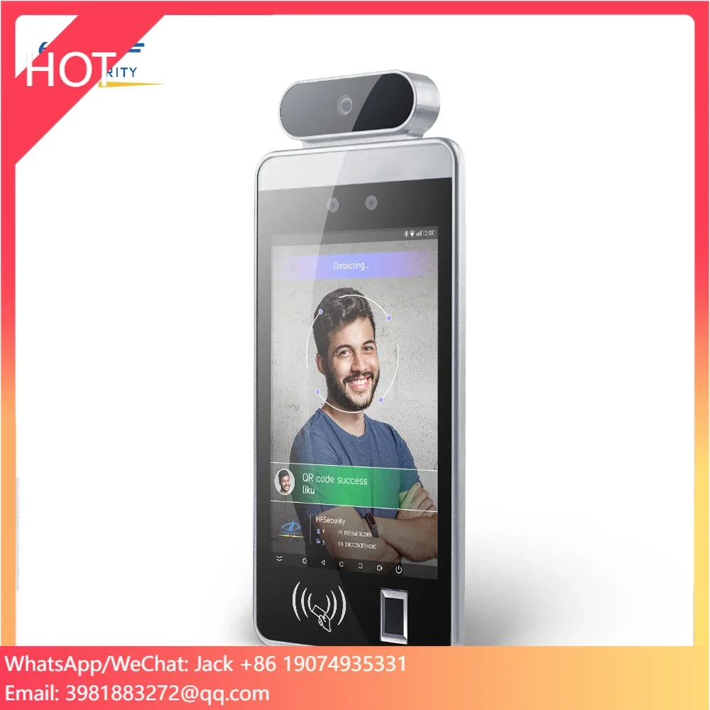 

HFSecurity RA08T Temperature Measurement Face Recognition Attendance Access Control With Free Software API