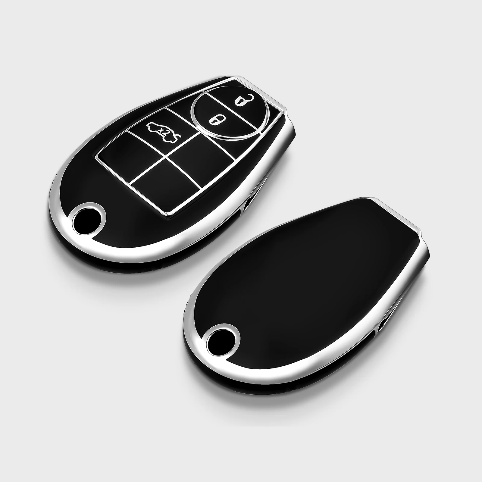 TPU Car Remote Key Case Cover Shell For Dodge Challenger Charger Magnum Journey Ram Jeep Commander Grand Cherokee Chrysler 300