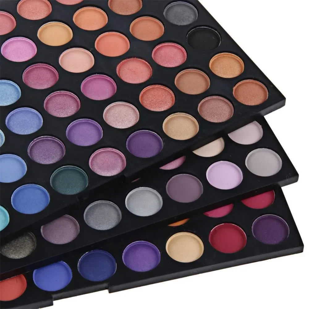 Pro 180 Color Makeup Long Wear Eyeshadow Palette Cosmetic Make Up Waterproof Nude Matte Glitter Shimmer Eye Shadow Plate Pallete