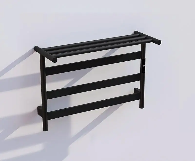 

Wholesale Smart Towel Warmer Hardwired Wall Mounted Electric Towel Rail For Bathroom Heated Tower Rack