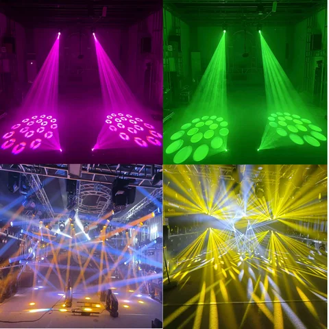 Mini LED Moving Head-ljus 150W Beam+Spot+18 Roterande Prismor DJ Dmx Sceneffektljus Disco Bar 10 best sales rörligt huvudstativ - №6