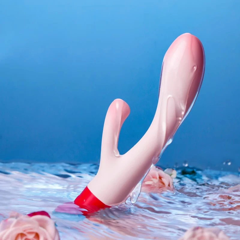 Durex-vibrador suave de doble cabeza, serie de helados, productos de juguetes sexuales para adultos, masturbador femenino de silicona, carga magnética suave