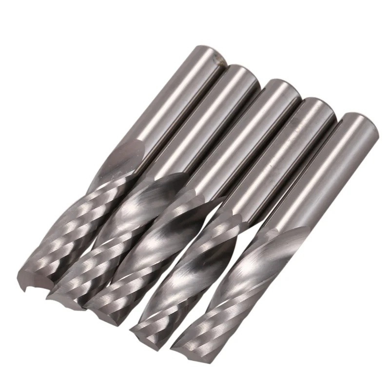 

ABRW-15Pcs 6Mm 1/4 Inch Carbide Cnc Router Bits One Single Flute End Mill Tools 22Mm