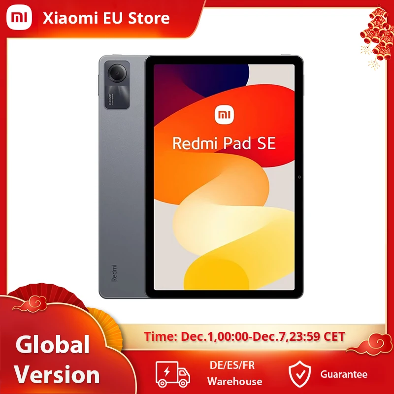 Xiaomi Redmi Pad SE 11 6GB/128GB 8GB/256GB Wifi EU Charger Global Version