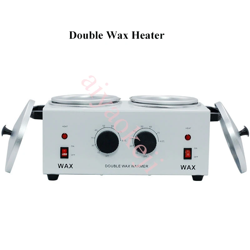 Double Wax Heater Parraffin Wax Melting Machine Wax Heater For Hand And Feet SPA EpilatorHair Removal Tool