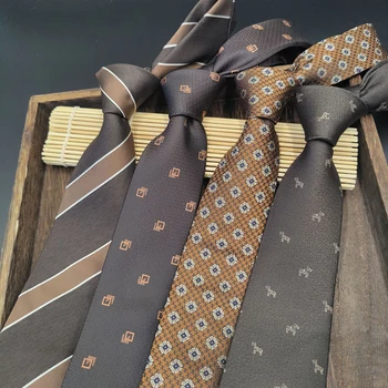 男性と女性のための茶色の縞模様の襟,Vネックのストライプのカジュアルウェア,学生服,jkの日常着,新しいファッション