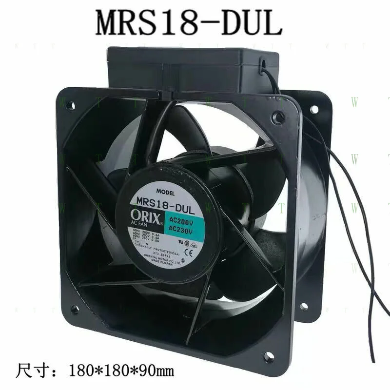 

H 1 pcs ORIX Axial Fan 18CM MRS18-DUL 200V Cabinet Equipment AC Cooling Fan.