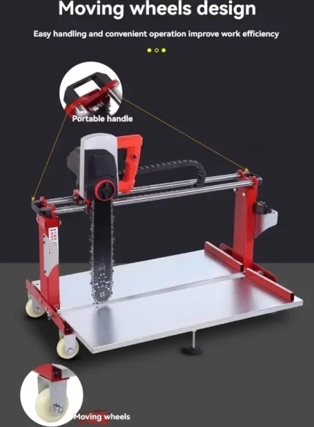 1PC 300X300 Electric Brushless Brick Cutting Machine Lightweight Brick  Laser Assisted Cutting Machine External Wall