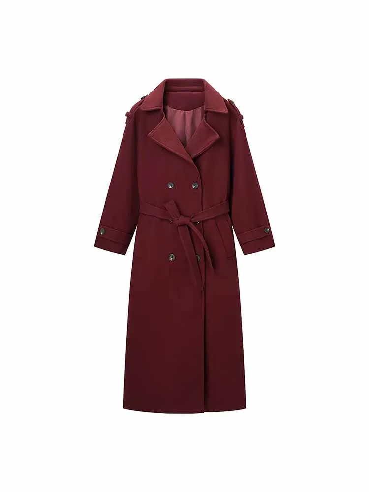 

Зимняя новая модная и простая женская одежда в европейском и американском стиле, двубортный плащ, пальто, пальто